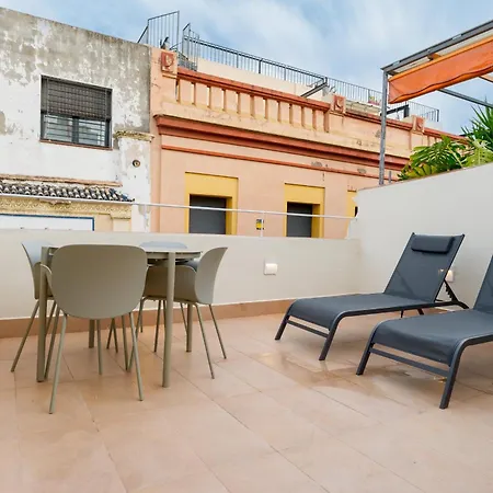 Apartment New And Design - Shared Rooftop Solarium - Alameda Seville